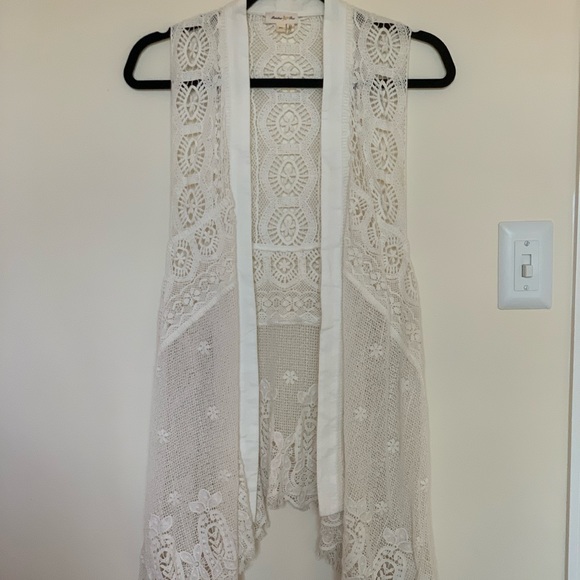 Bohemian Style Crochet Vest from Anthropologie - Picture 3 of 6